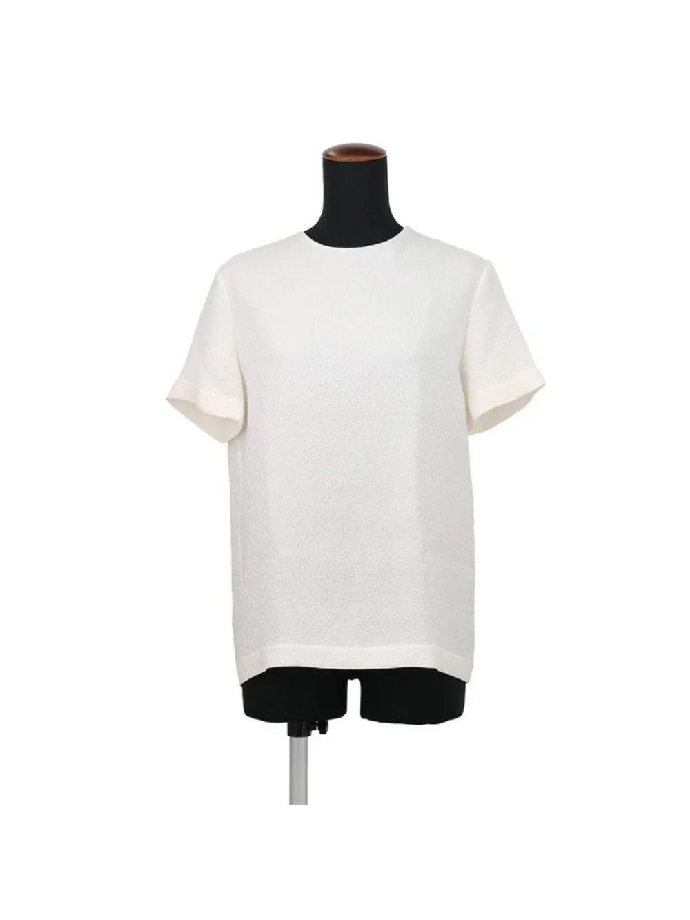Chanel Short Sleeve T-Shirt Silk 36 Top